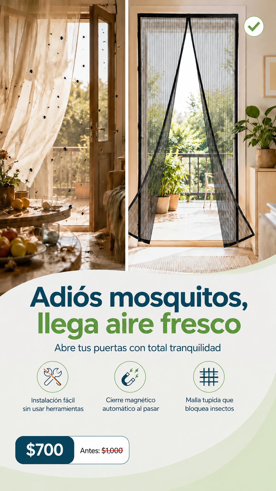 Cortina Magnética Anti Mosquitos®