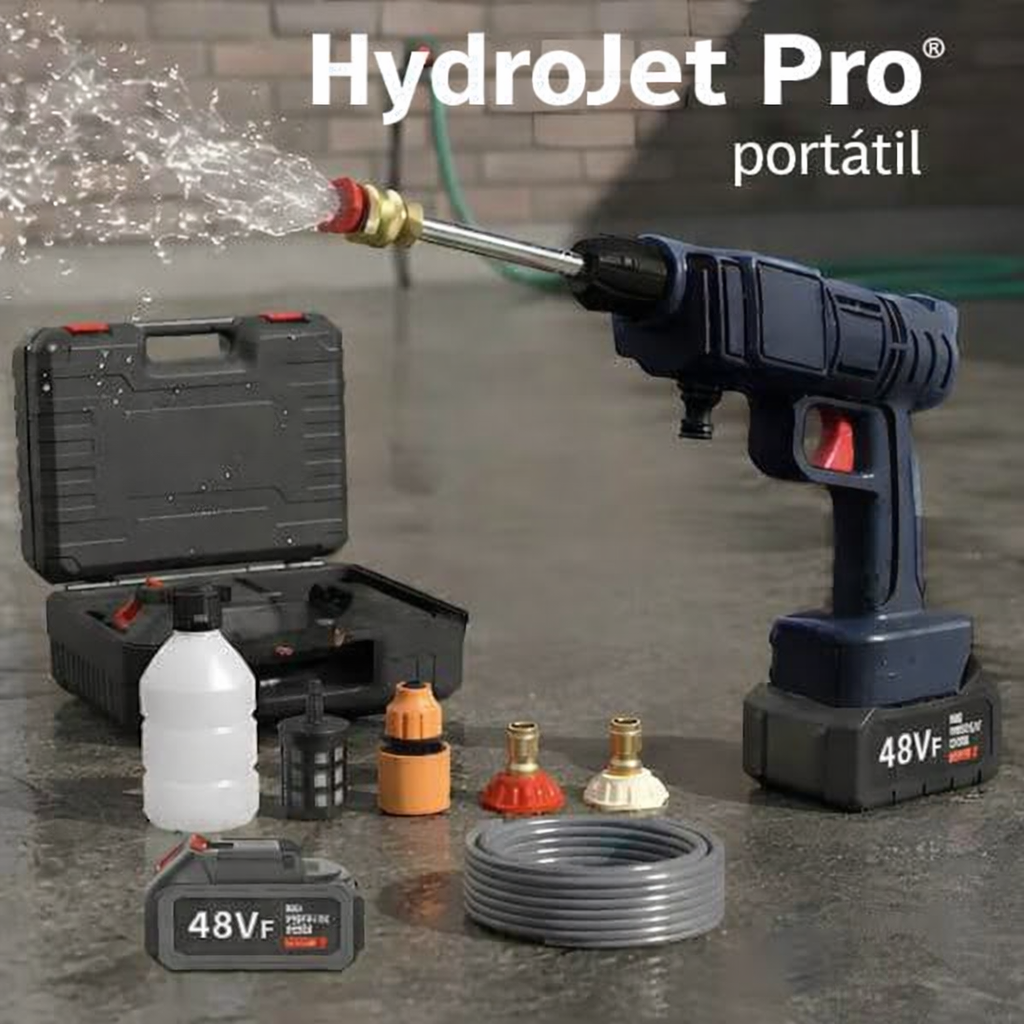 Hidrolavadora eléctrica portátil HydroJet®